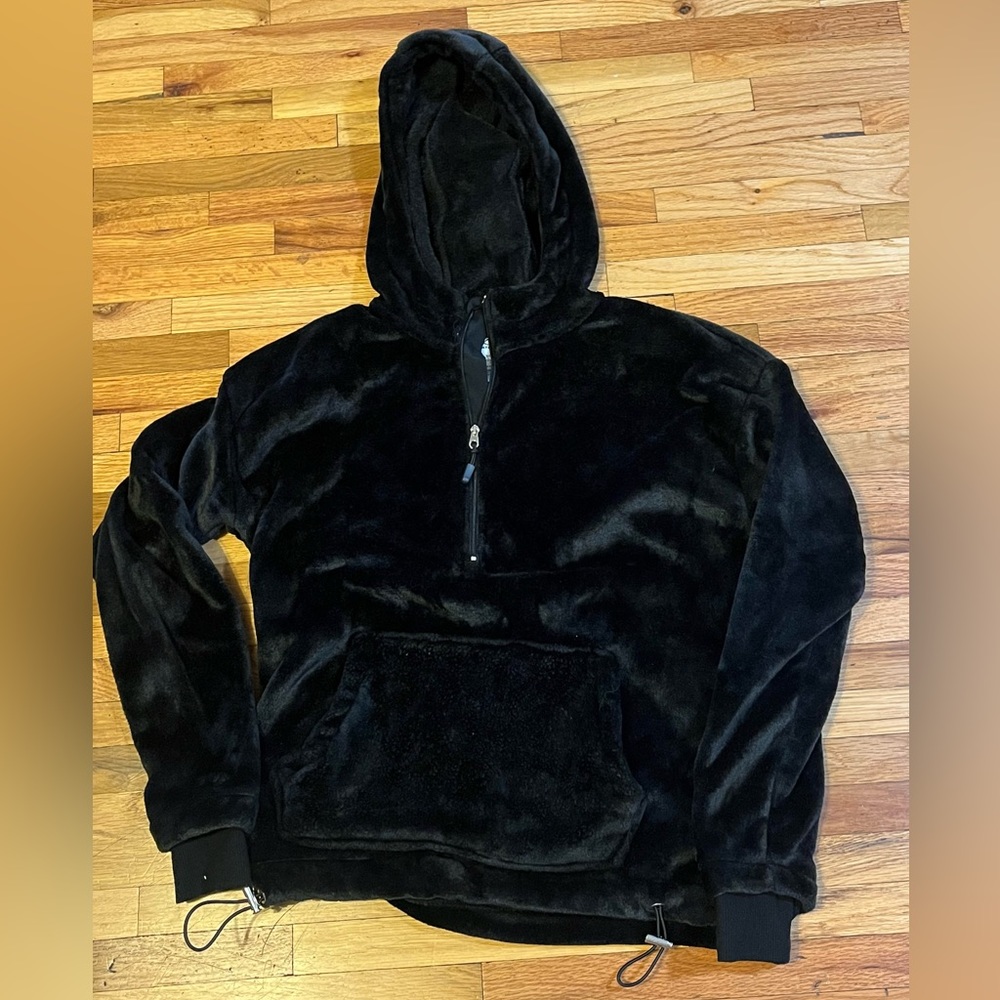 Girls fuzzy fleece hoodie 4/6